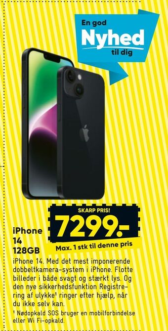 Bilka Iphone 14 128gb tilbud