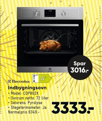 Bilka Indbygningsovn tilbud