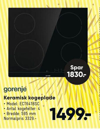 Bilka Keramisk kogeplade tilbud