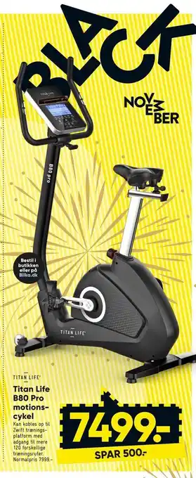 Bilka Titan life b80 pro motionscykel tilbud