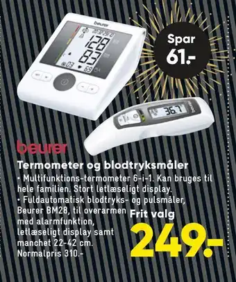 Termometer og blodtryksmåler