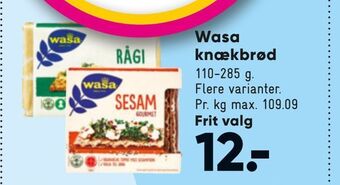 Bilka Wasa knækbrød tilbud