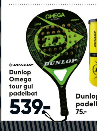 Dunlop omega tour gul padelbat
