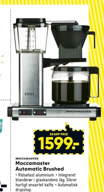 Bilka Moccamaster automatic brushed tilbud