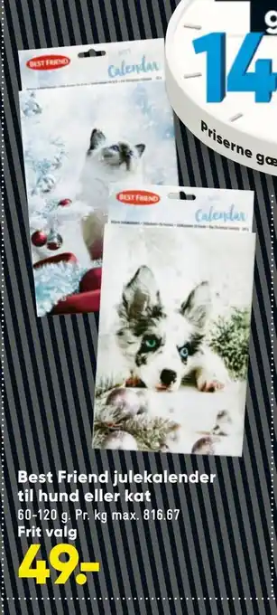 Bilka Best friend julekalender til hund eller kat tilbud