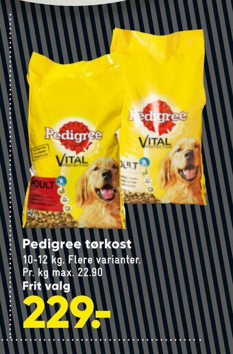 Bilka Pedigree tørkost tilbud