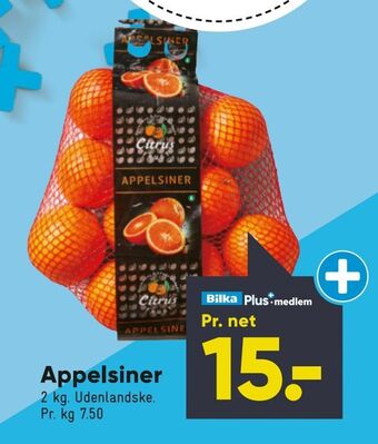 Bilka Appelsiner tilbud