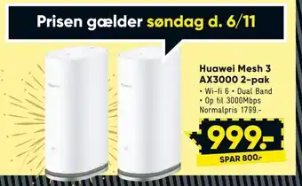 Bilka Huawei mesh 3 ax3000 2-pak tilbud