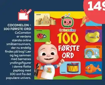 Bog & idé Cocomelon - 100 første ord tilbud