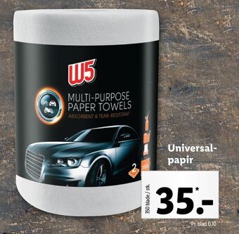 Lidl Universalpapir tilbud