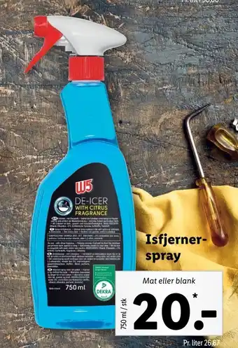 Lidl Isfjerner spray tilbud