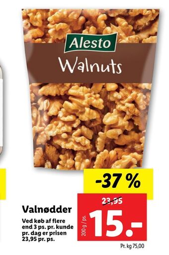Lidl Valnødder tilbud