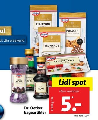 Lidl Dr. oetker tilbud