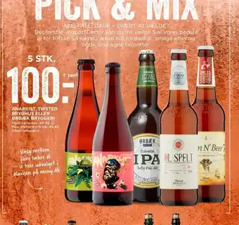 MENY Anarkist, thisted bryghus eller ørbæk bryggeri tilbud