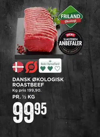 MENY Dansk økologisk roastbeef tilbud