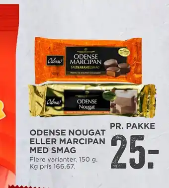 MENY Odense nougat eller marcipan med smag tilbud