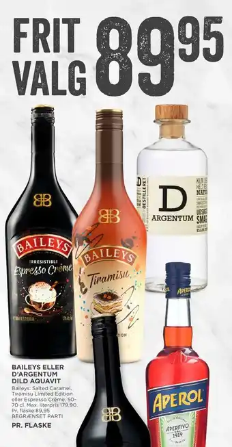 MENY Baileys eller d'argentum dild aquavit tilbud