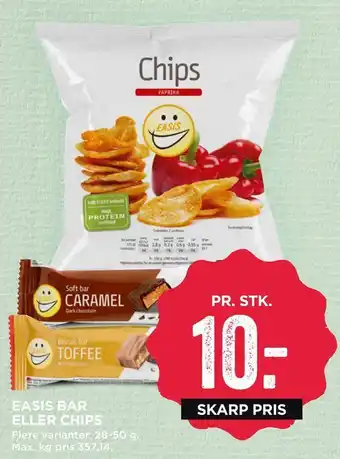 MENY Easis bar eller chips tilbud