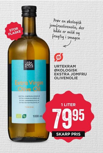 MENY Urtekram økologisk ekstra jomfru olivenolie tilbud