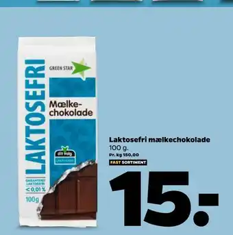 Laktosefri mælkechokolade