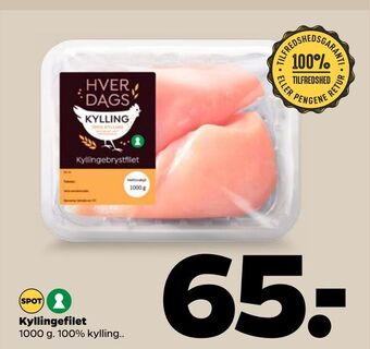 Netto Kyllingefilet tilbud