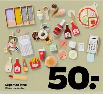 Netto Legemad i træ tilbud