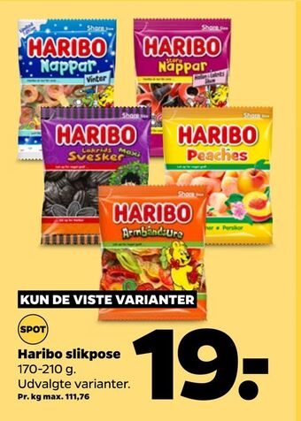 Netto Haribo slikpose tilbud