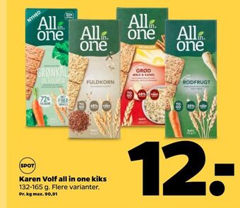 Netto Karen volf all in one kiks tilbud
