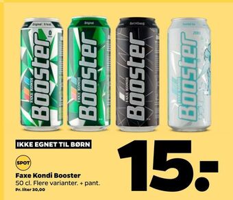 Netto Faxe kondi booster tilbud