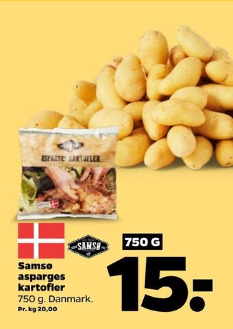 Netto Samsø asparges kartofler tilbud