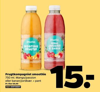 Netto Frugtkompagniet smoothie tilbud