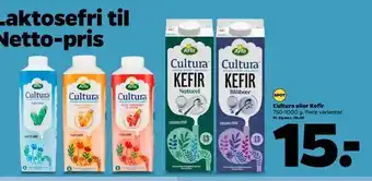 Netto Cultura eller kefir tilbud