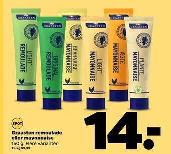 Netto Graasten remoulade eller mayonnaise tilbud