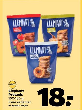 Netto Elephant pretzels tilbud