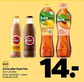 Netto Cocio eller fuze tea tilbud