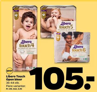 Netto Libero touch open bleer tilbud