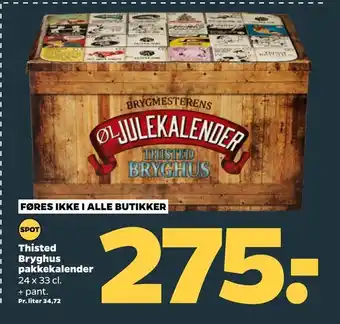 Thisted bryghus pakkekalender