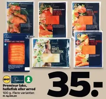 Netto Premieur laks, hellefisk el. ørred tilbud