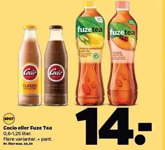 Netto Cocio el. fuze tea tilbud