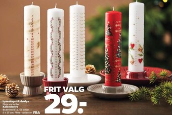 Netto Lysestage til bloklys tilbud