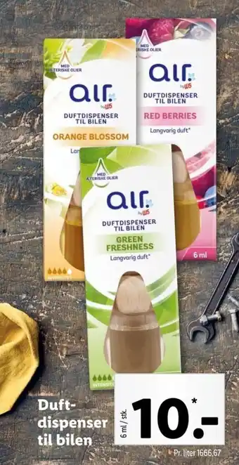 Lidl Duft dispenser til bilen tilbud
