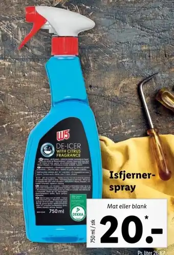 Isfjerner spary