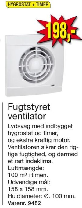 Harald Nyborg Carlsbad ventilator tilbud