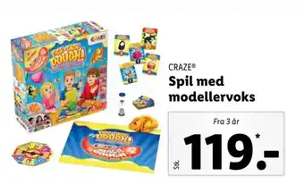 Lidl Craze Spil med modellervoks tilbud