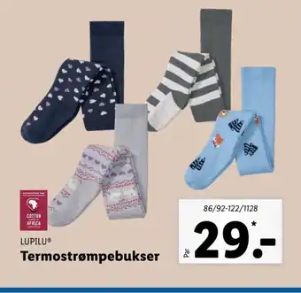 Lidl Lupilu Termostrømpebukser tilbud