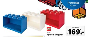 Lidl Lego Hylde 8 knopper tilbud
