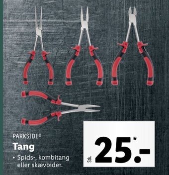 Lidl Parkside Tang tilbud