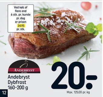 REMA 1000 Andebryst dybfrost tilbud