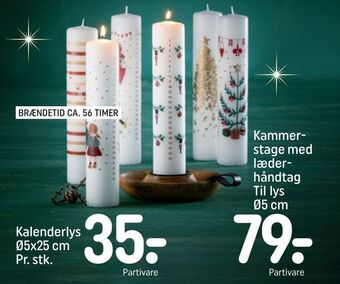 REMA 1000 Kalenderlys ø5x25 cm tilbud