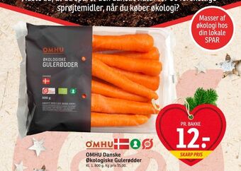 SPAR Omhu danske økologiske gulerødder tilbud